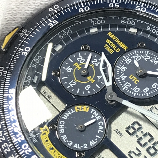 実際に弊社で買取させて頂いたCITIZEN/シチズン プロマスターBLUE ANGELS 腕時計 C300-Q00842の画像 7枚目