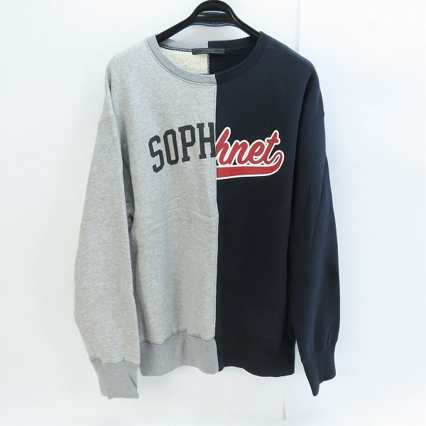 実際に弊社で買取させて頂いたSOPHNET./ソフネット 16AW SPLIT LOGO CREW NECK SWEAT SOPH-167092/L