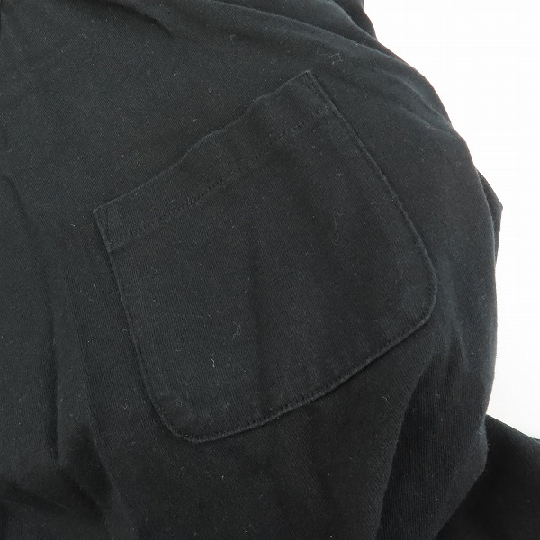 実際に弊社で買取させて頂いたUNDERCOVER/アンダーカバー 23SS 衿2連ZIP半袖 PKTEE/ポケット Tシャツ ブラック UC1C4801/2の画像 6枚目