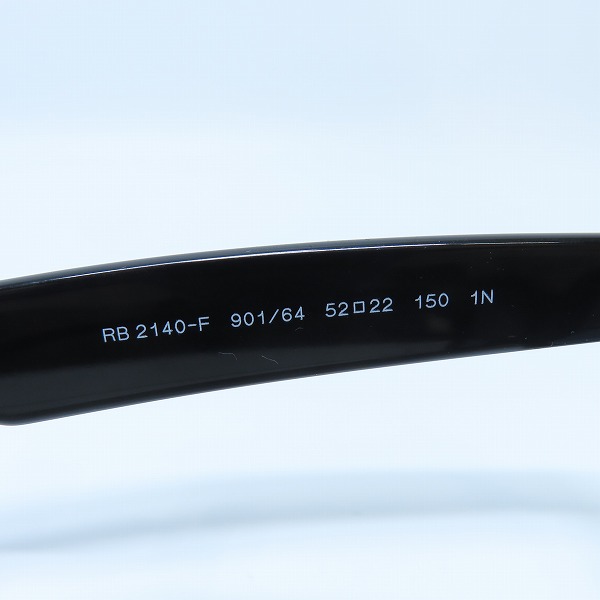 実際に弊社で買取させて頂いたRay-Ban/レイバン WAYFARER/ウェイファーラー サングラス/アイウェア RB2140-F 901/64の画像 6枚目