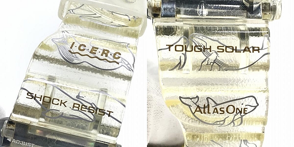 実際に弊社で買取させて頂いたG-SHOCK/Gショック LOVE THE SEA AND THE EARTH 25周年記念 イルクジ フロッグマン GF-8251K-7JRの画像 6枚目