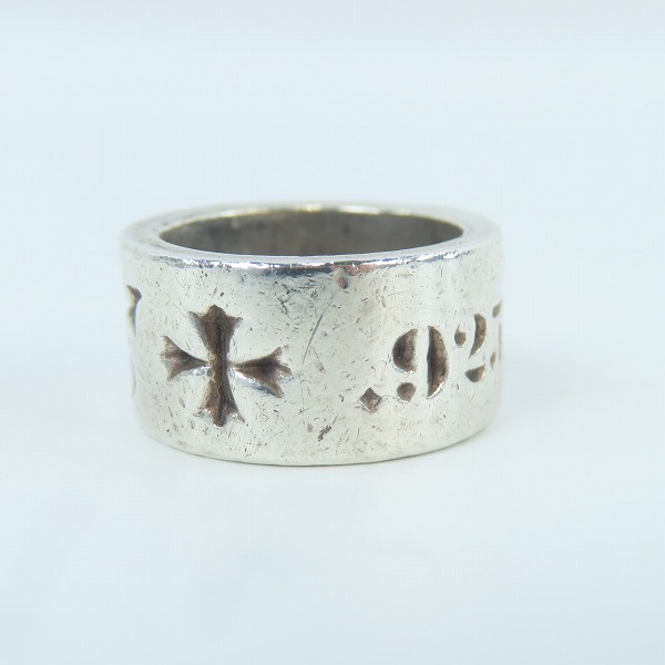 実際に弊社で買取させて頂いたGabor/ガボール  ワイド G&Crown ゴシック シガー バンド リング 16-17.5号の画像 2枚目