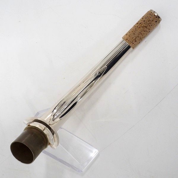 実際に弊社で買取させて頂いたYAMAHA/ヤマハ AE1S アルトサックス用E1タイプ カスタムネック 銀メッキ仕上げの画像 6枚目