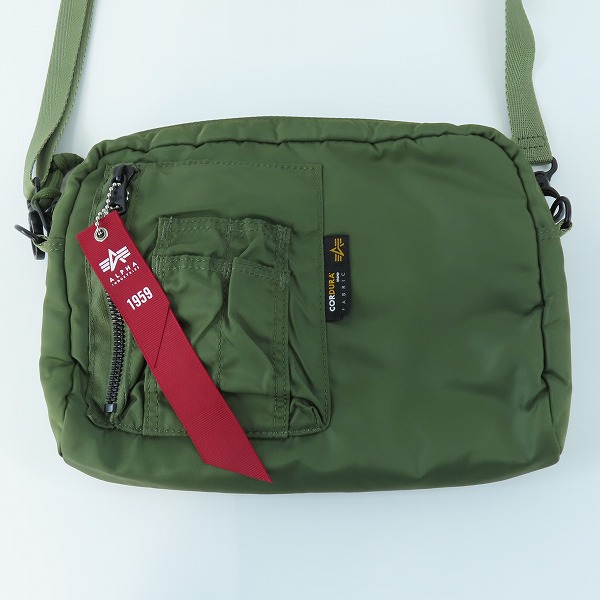 実際に弊社で買取させて頂いたALPHA INDUSTRIES/アルファインダストリーズ  ショルダーバック/TZ1084-003