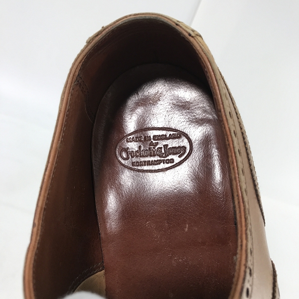 実際に弊社で買取させて頂いたCROCKETT&JONES/クロケット＆ジョーンズ CLIFFORD ウィングチップ シューズ 9.5Eの画像 4枚目