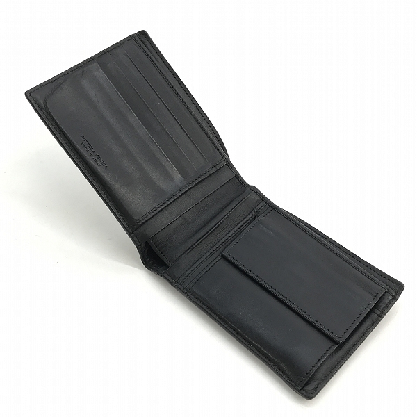 実際に弊社で買取させて頂いたBOTTEGA VENETA/ボッテガヴェネタ イントレチャート 二つ折り財布/ウォレットの画像 3枚目