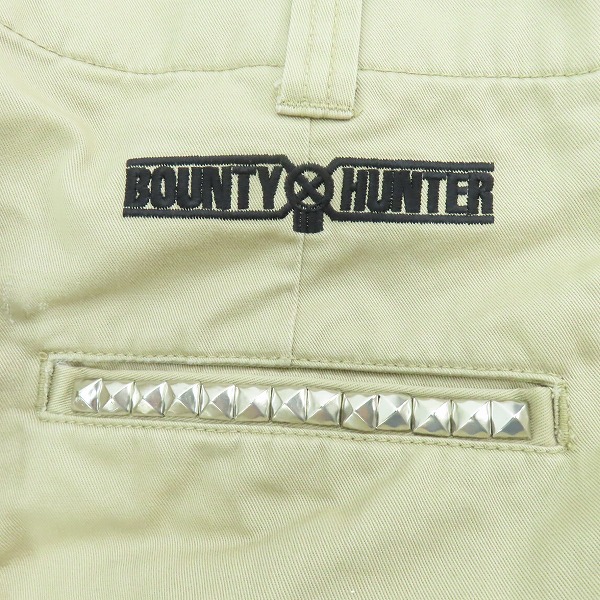 実際に弊社で買取させて頂いたBOUNTY HUNTER/バウンティーハンター スタッズ付き チノパン ハーフパンツ/Mの画像 5枚目