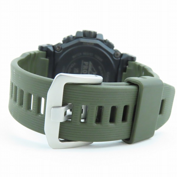 実際に弊社で買取させて頂いたCASIO/カシオ PRO TREK/プロトレック クライマーライン 電波ソーラー 腕時計 PRW-61Y-3JF  の画像 2枚目