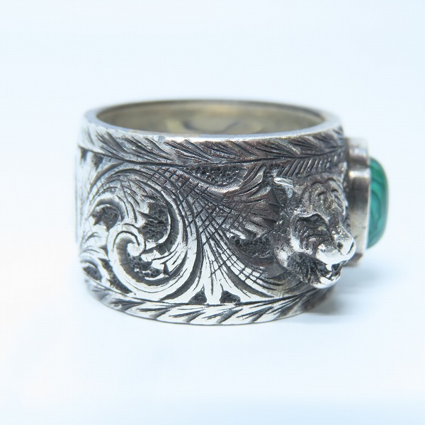 実際に弊社で買取させて頂いたGUCCI/グッチ GARDEN/ガーデン リング/指輪w/ストーン アラベスクパターン Ag925/17.5号の画像 4枚目