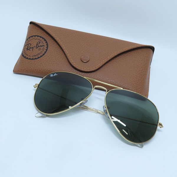 実際に弊社で買取させて頂いたRay-Ban/レイバン AVIATOR アビエーター ティアドロップ型 アイウエア/サングラス RB3025の画像 9枚目
