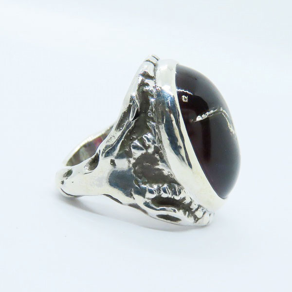 実際に弊社で買取させて頂いたALEX STREETER/アレックスストリーター BAPHOMET RING RED/バフォメット リング レッド/14号の画像 4枚目