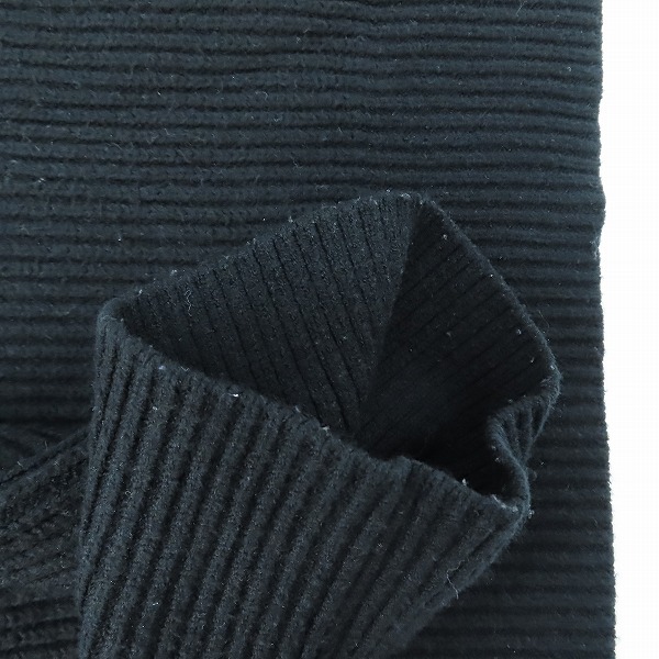 実際に弊社で買取させて頂いたHARE/ハレ セーター ボタンデザイン ブラック HA020025MW/Fの画像 6枚目