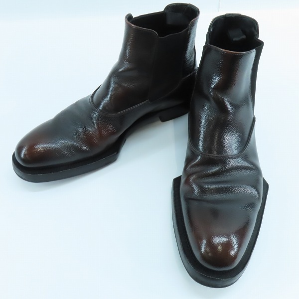 実際に弊社で買取させて頂いたPRADA/プラダ サイドゴア レザーブーツ/7