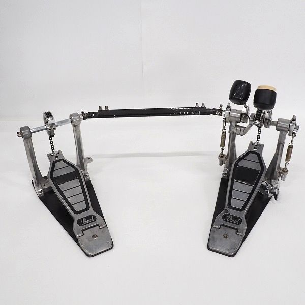 実際に弊社で買取させて頂いた【使用感有り】Pearl/パール 型番不明 ツインペダル キックペダル ドラムペダル シングルチェーン