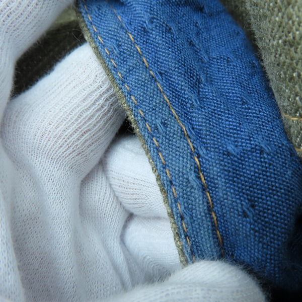 実際に弊社で買取させて頂いたSUGAR CANE/シュガーケーン 沖縄 砂糖黍製 緑耳 ボタンフライ デニムパンツ SC40302-061/W31 L34の画像 8枚目