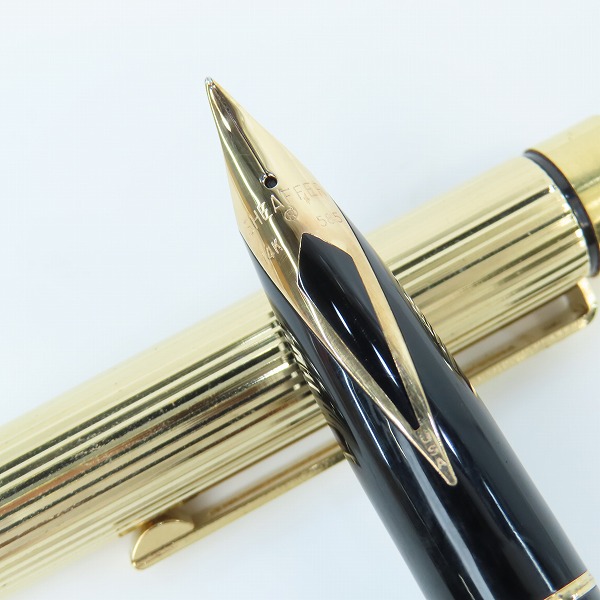実際に弊社で買取させて頂いたSHEAFFER/シェーファー GOLD ELECTROPLATE 万年筆 ペン先14K-585 
