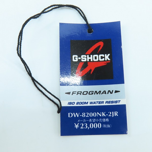 実際に弊社で買取させて頂いた G-SHOCK/G-ショック FROGMAN/フロッグマン DW-8200NK-2JR【動作未確認】の画像 5枚目
