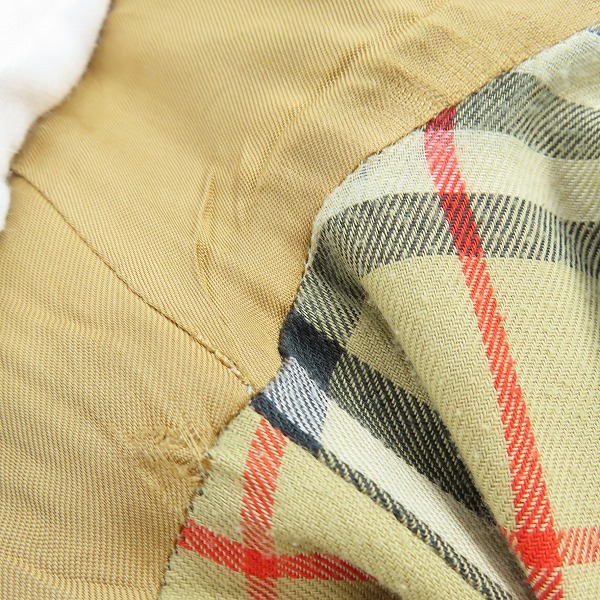 実際に弊社で買取させて頂いた【難有り】Burberrys/バーバリーズ 裏地ノバチェック ステンカラーコート の画像 6枚目