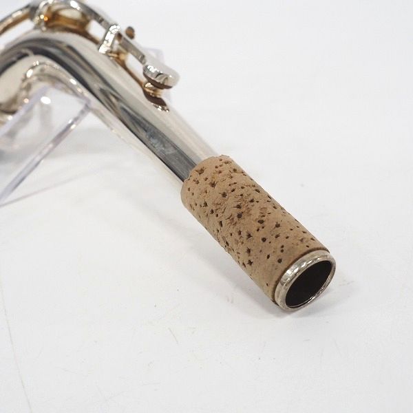 実際に弊社で買取させて頂いたYAMAHA/ヤマハ AE1S アルトサックス用E1タイプ カスタムネック 銀メッキ仕上げの画像 5枚目