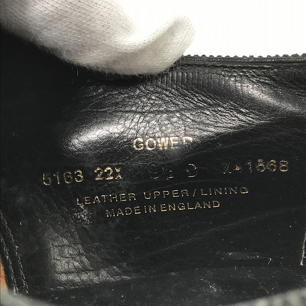 実際に弊社で買取させて頂いたCROCKETT&JONES/クロケット＆ジョーンズ GOWER スウェードレザーレースアップシューズ 9.5Dの画像 5枚目