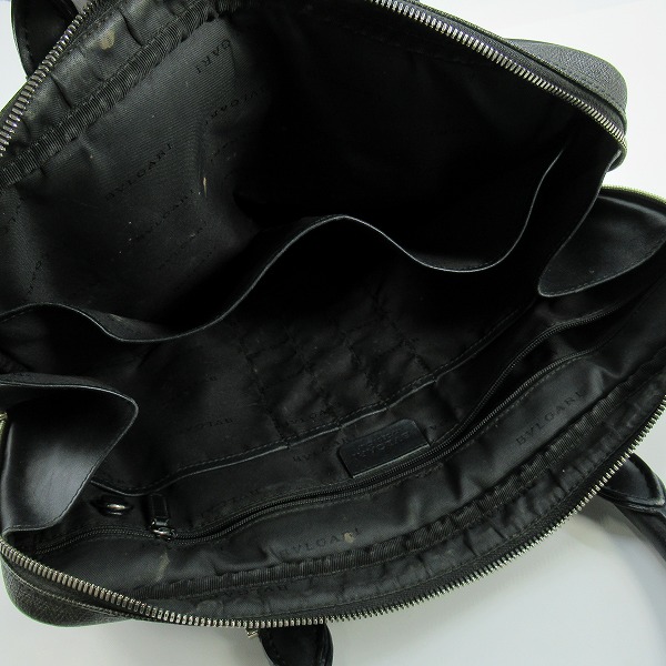 実際に弊社で買取させて頂いた【難あり】BVLGARI/ブルガリ レザー ビジネスバッグ/ブリーフケースの画像 4枚目