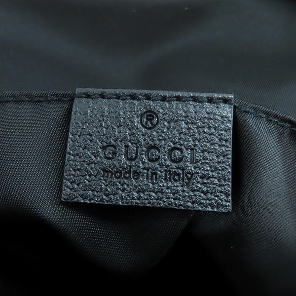 実際に弊社で買取させて頂いたGUCCI/グッチ オフザグリッド ナイロン×レザー バックパック/リュック 658631の画像 4枚目