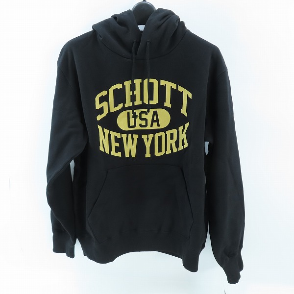 実際に弊社で買取させて頂いた【未使用】schott/ショット N.Y.C フーディー パーカー 3193171-09/M