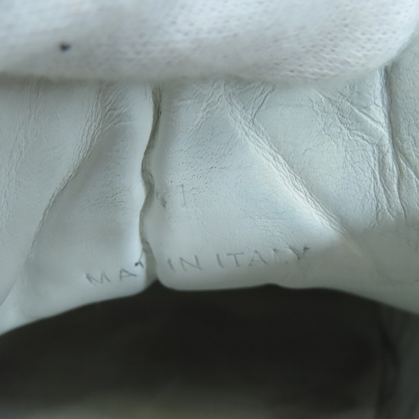 実際に弊社で買取させて頂いたJIMMY CHOO/ジミーチュウ DIAMOND/ダイヤモンド クリアソール スニーカー ブルー/41の画像 5枚目