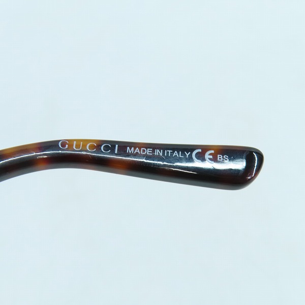実際に弊社で買取させて頂いたGUCCI/グッチ べっ甲柄 メガネフレーム/アイウェア GG3667/Fの画像 5枚目