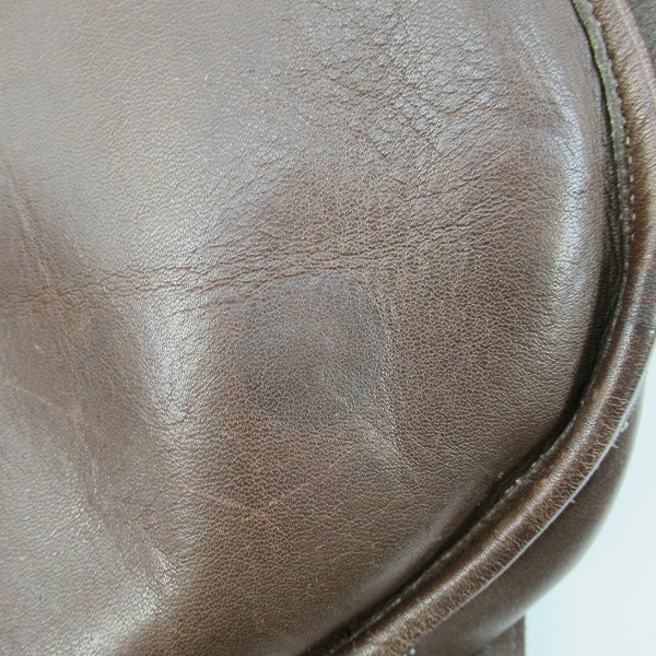 実際に弊社で買取させて頂いたCOACH/コーチ オールドコーチ レザー 巾着型 ショルダーバッグ 9929の画像 6枚目