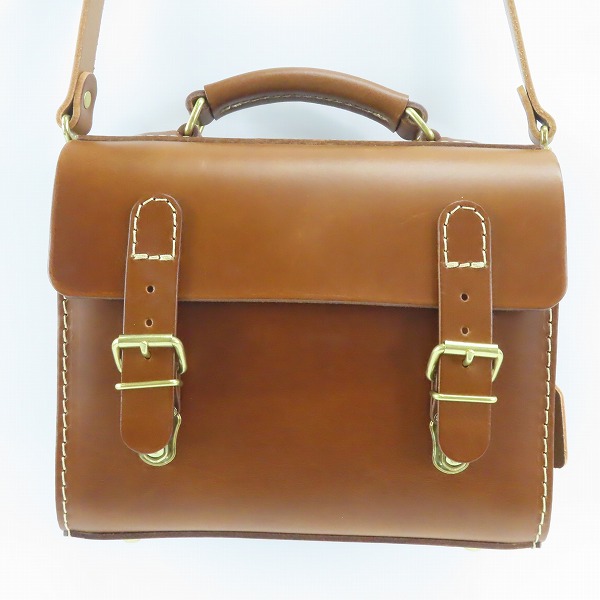 実際に弊社で買取させて頂いたHERZ/ヘルツ レザークラシック 2way 樽型ミニバッグ/ショルダーバッグ