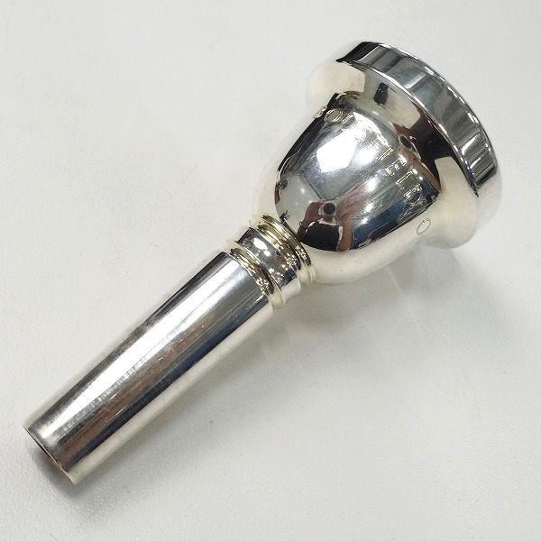 実際に弊社で買取させて頂いたGRIEGO/グレイゴ BOUSFIELD O4/イアン・バウスフィールド IB-04 太管 トロンボーン用マウスピース シルバーの画像 1枚目