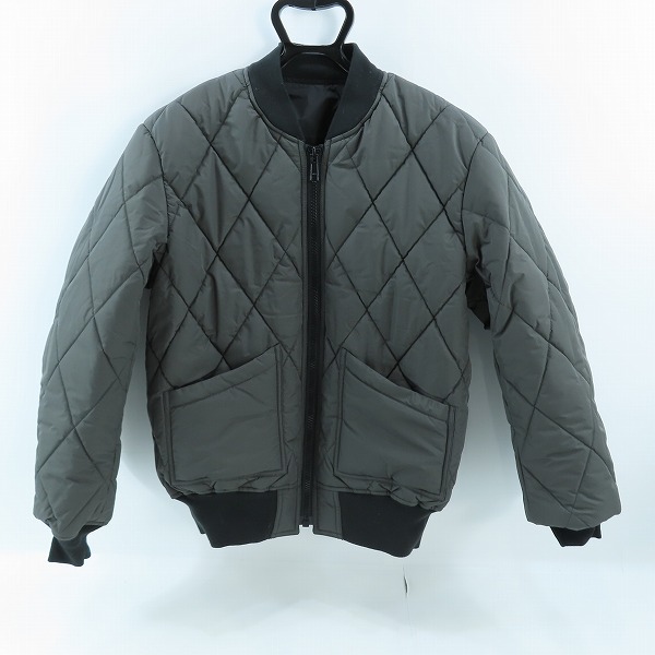 実際に弊社で買取させて頂いた【未使用】Schott/ショット リバーシブル MA-1 フライトジャケット ブラック 3192073/Mの画像 2枚目