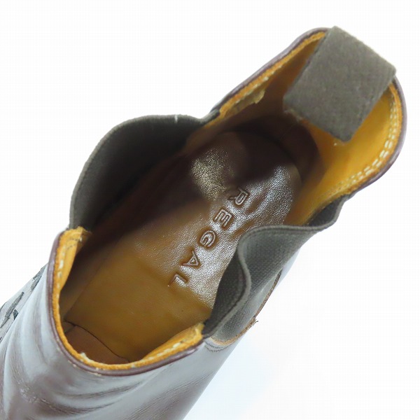 実際に弊社で買取させて頂いたREGAL/リーガル サイドゴアブーツ ブラウン 672/25.5の画像 4枚目