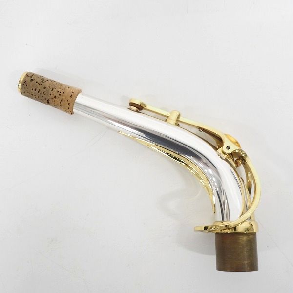 実際に弊社で買取させて頂いた YAMAHA/ヤマハ AE1AG アルトサックス用 E1タイプ カスタムネック スターリングシルバー製 クリアラッカー仕上げの画像 4枚目