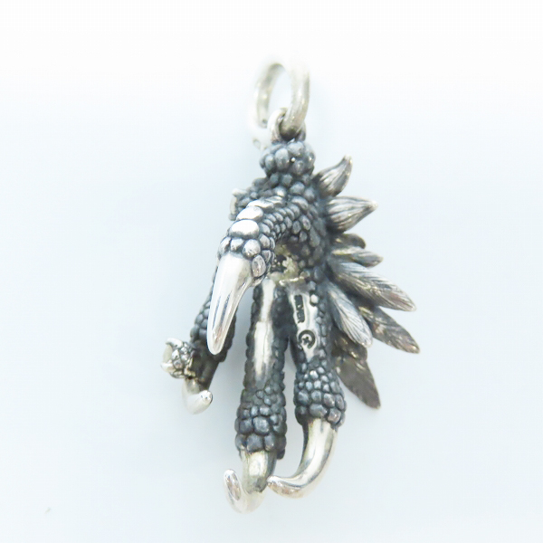 実際に弊社で買取させて頂いた【ギャラ付き】Bloody Mary/ブラッディマリー ナイトレイブン ペンダント w/ホワイトトパーズの画像 2枚目