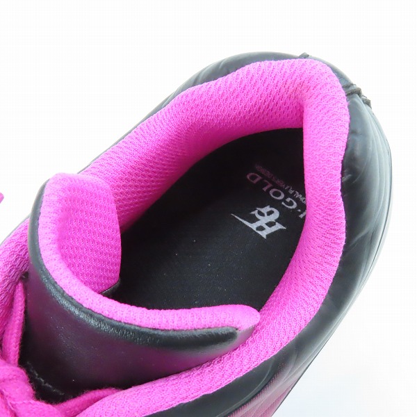 実際に弊社で買取させて頂いたHI GOLD/ハイゴールド 野球スパイク/ネオンピンク PRS-700NPI/25.5の画像 4枚目