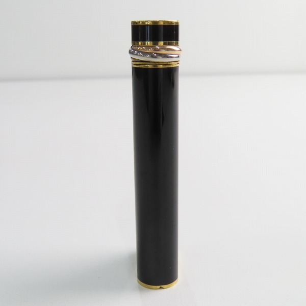 実際に弊社で買取させて頂いた(1)Cartier/カルティエ ガスライター ブラック×ゴールドの画像 2枚目