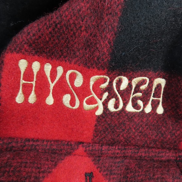実際に弊社で買取させて頂いたWIND AND SEA×HYSTERIC GLAMOUR/ウィンダンシー×ヒステリックグラマー ボアジャケット レッド/Mの画像 5枚目
