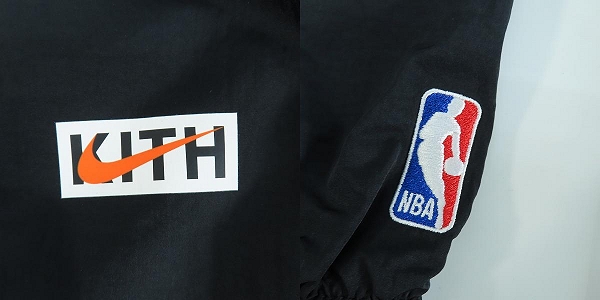 実際に弊社で買取させて頂いたNIKE×kith New York/ナイキ×キス Knicks ニックス コーチ ジャケット CZ1801-010/Mの画像 7枚目
