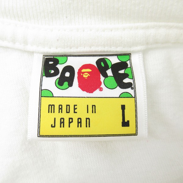 実際に弊社で買取させて頂いたA BATHING APE/アベイジングエイプ NFS LIMITED オールシティ ロッカーTシャツ Lの画像 2枚目