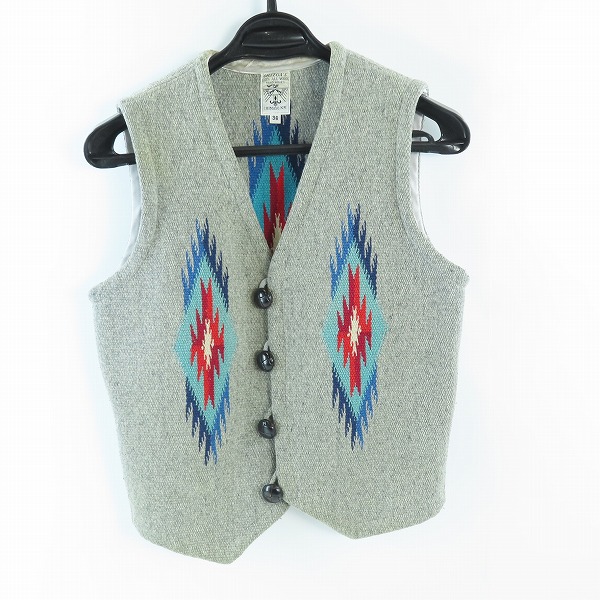 実際に弊社で買取させて頂いたORTEGA'S/オルテガ チマヨベスト グレー/36