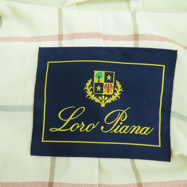 実際に弊社で買取させて頂いたLoroPiana/ロロ・ピアーナ コート ベージュ系 Mの画像 2枚目