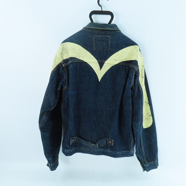 実際に弊社で買取させて頂いたEVISU/エヴィス No.1 デニムジャケットの画像 1枚目