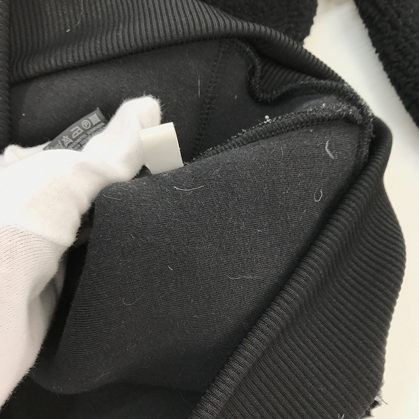 実際に弊社で買取させて頂いたY-3/ワイスリー ロゴ フリース プルオーバーフーディ Sの画像 6枚目