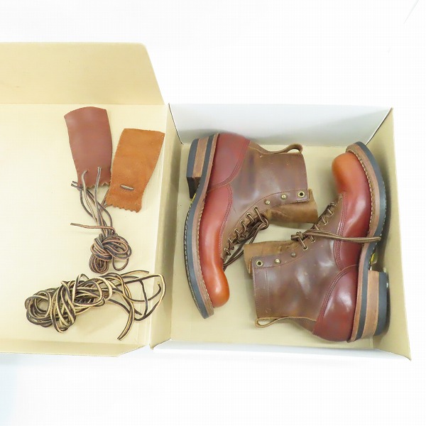 実際に弊社で買取させて頂いたWHITES BOOTS/ホワイツブーツ レースアップブーツ/8.5Eの画像 8枚目