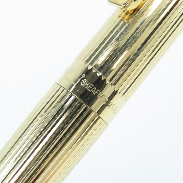 実際に弊社で買取させて頂いたSHEAFFER/シェーファー GOLD ELECTROPLATE 万年筆 ペン先14K-585 の画像 7枚目