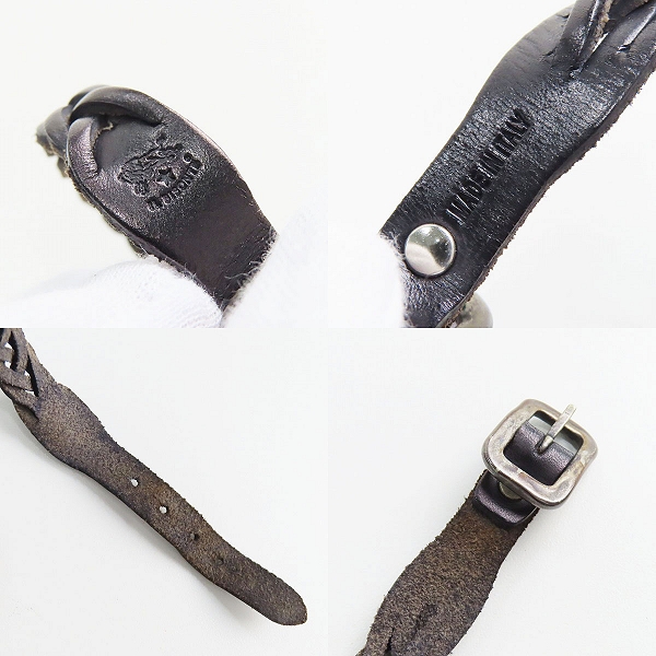 実際に弊社で買取させて頂いたIL BISONTE/イルビゾンテ レザーブレスレットの画像 7枚目