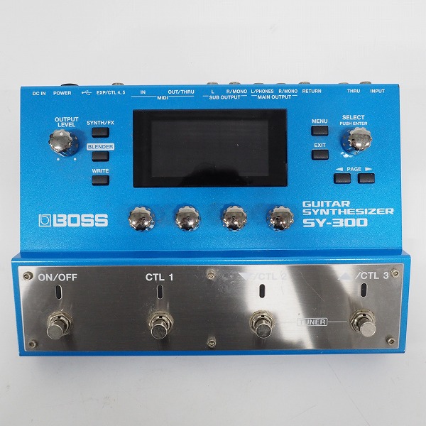 実際に弊社で買取させて頂いたBOSS/ボス SY-300 Guitar Synthesizer ギターシンセサイザー エフェクター ACアダプター付【簡易動作確認済】の画像 1枚目