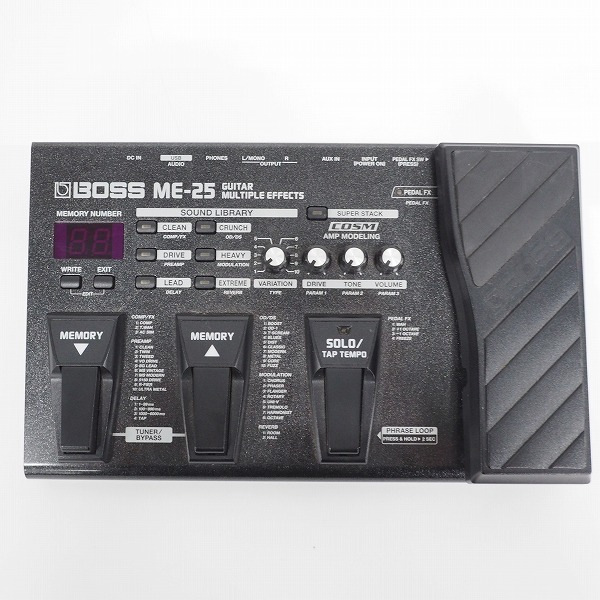 実際に弊社で買取させて頂いた【難有り】BOSS/ボス ME-25 Guitar Multiple Effects ギター用マルチエフェクター